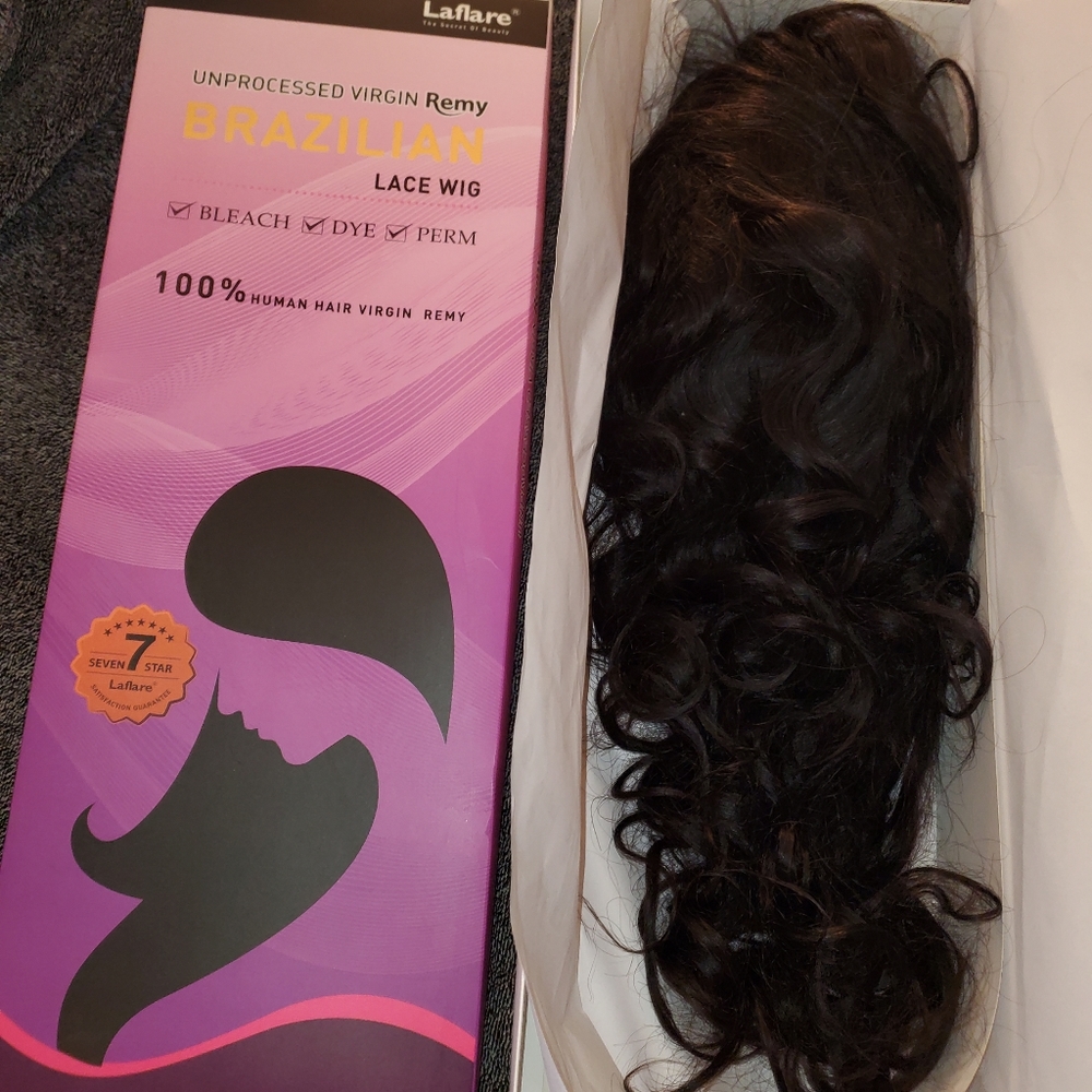 LaFlare Brazilian unprocessed Virgin Remy lace wig